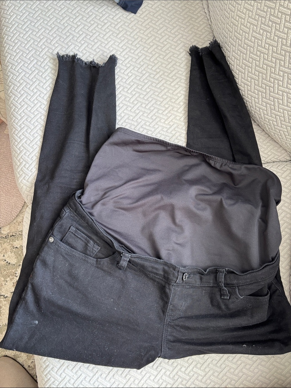 Abercrombie Black Maternity Jeans 12 long